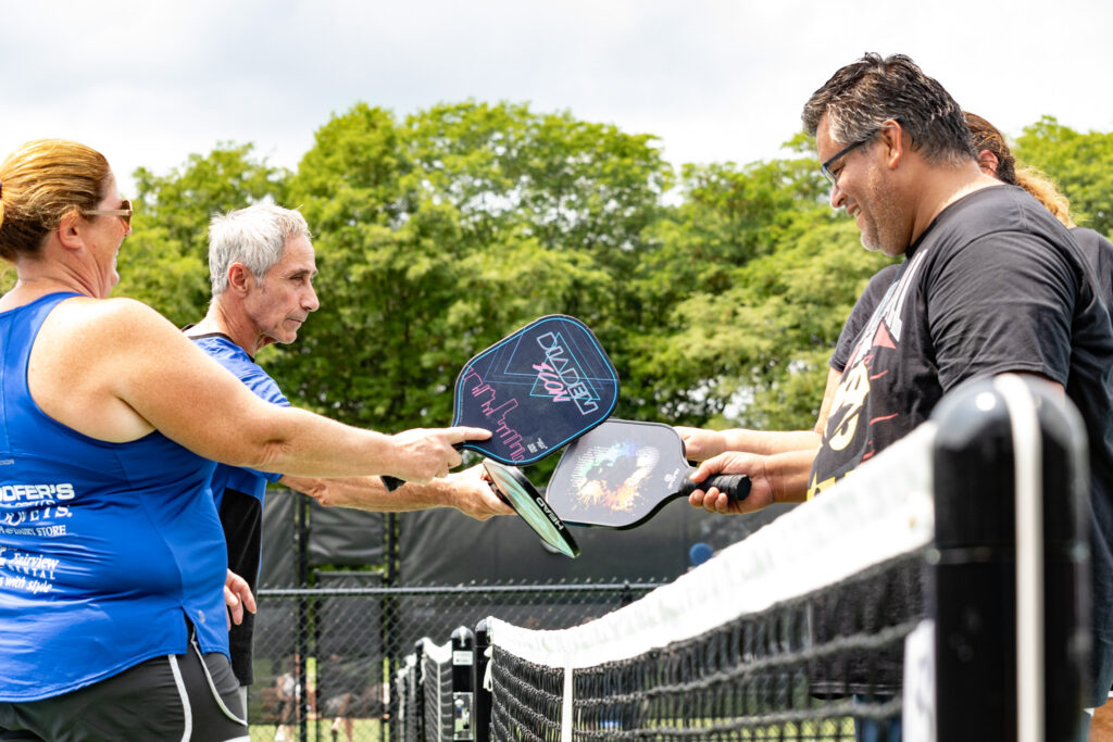 pickleball players